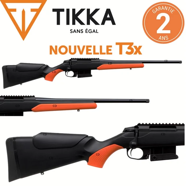 Pack Battue Carabine Tikka T3x CTR Compact Tactical Rifle Wild Boar 308 Win