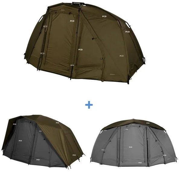 Pack Biwy Trakker Tempest 100 Biwy Aquatexx EV 1.0 + Skull Cap Wrap Aquatexx + Skull Cap Aquatexx