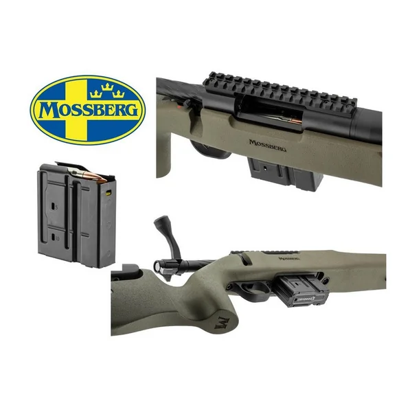 PACK COMPLET CARABINE MOSSBERG MVP SERIE LR TACTICAL BOLT ACTION 308WIN