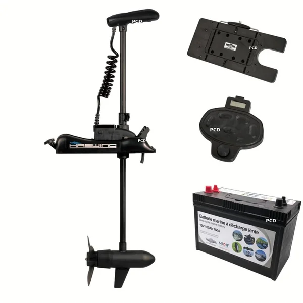 Pack Moteur Electrique Haswing Cayman-B 55lbs GPS G 1.6 Avec Batterie Marine