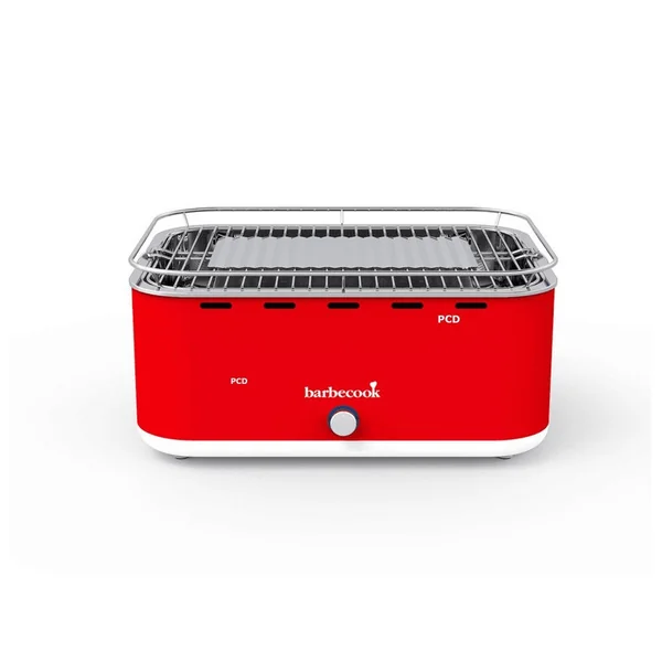 Pack Promo Barbecue De Table Barbecook Carlo Chili Pepper Avec Housse, Allume Feu Et Briquet