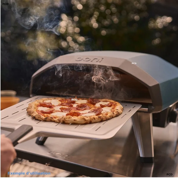 Pack Promo Four A Pizza A Gaz Ooni Koda 2 Bleu Ardoise Avec Table Inox Modulaire Médium