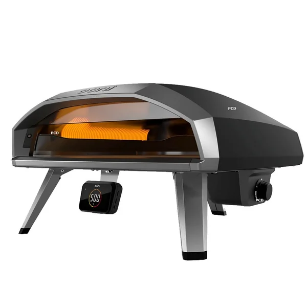 Pack Promo Four A Pizza A Gaz Ooni Koda 2 Pro Noir Avec Table Inox Grande Taille