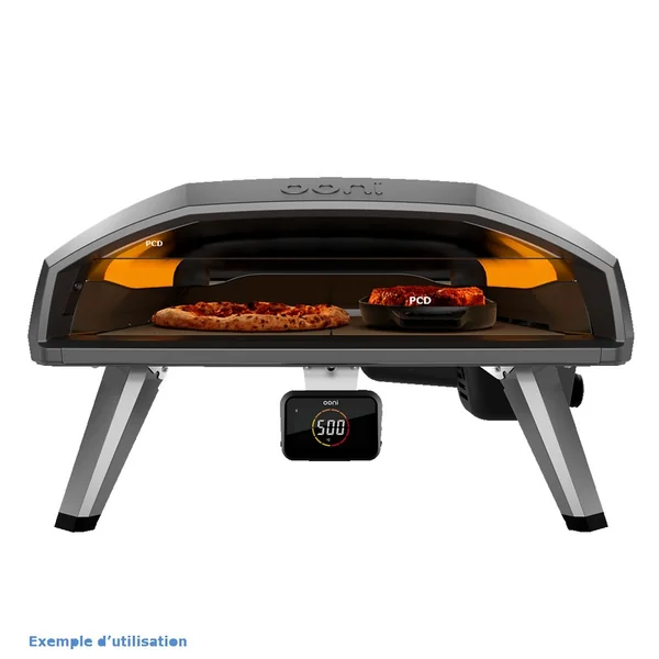 Pack Promo Four A Pizza A Gaz Ooni Koda 2 Pro Noir Avec Table Inox Grande Taille