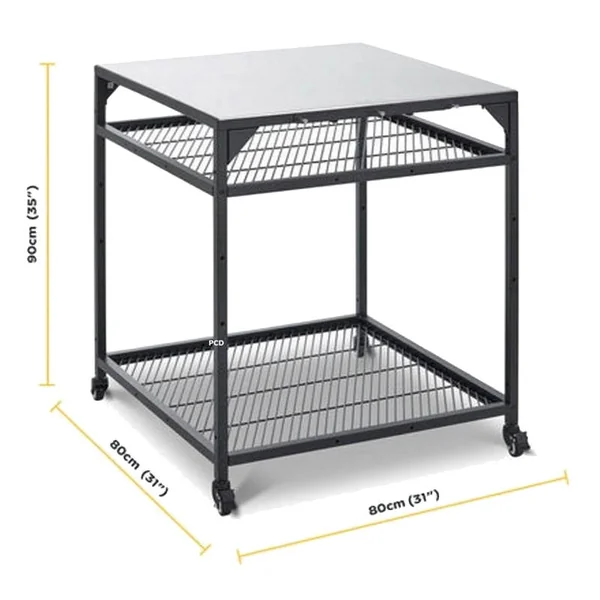 Pack Promo Four A Pizza A Gaz Ooni Koda 2 Pro Noir Avec Table Inox Grande Taille