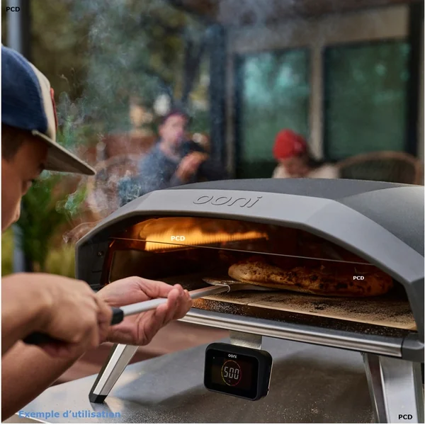 Pack Promo Four A Pizza A Gaz Ooni Koda 2 Pro Noir Avec Table Inox Grande Taille