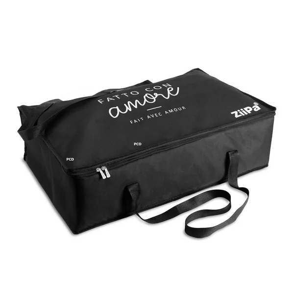 Pack Promo Four A Pizza A Pellets Ziipa Piana Ardoise Avec Housse, Pelle Perforée Et Sac De Pellets