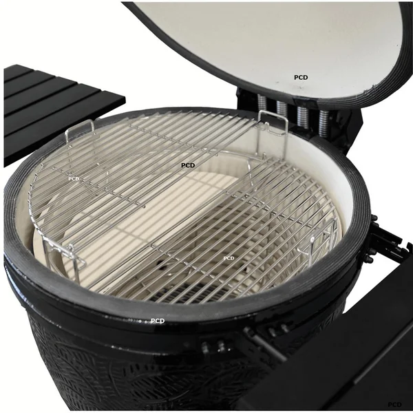 Pack Promo Kamado Barbecook Kamal 2.0 Extra Large Noir Mat Avec Housse