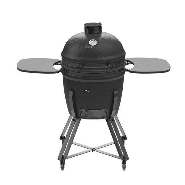 Pack Promo Kamado Barbecook Kamal Large Barbecue Céramique Avec Set De 2 Grilles En Fonte