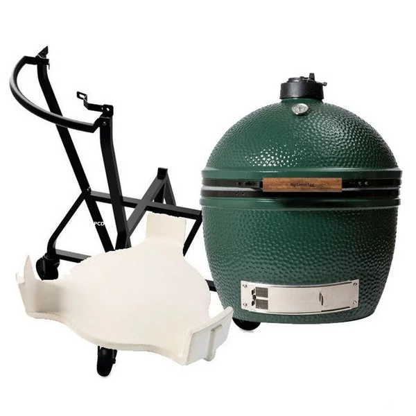 Pack Promo Kamado Big Green Egg XL Avec Chariot Et Conveggtor