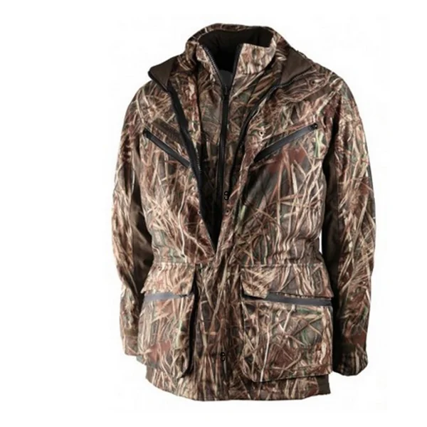 Pack Veste Homme Somlys Multi-Hunt 475W Et Gilet Reversible Multi-Hunt 417W Camouflage Roseaux