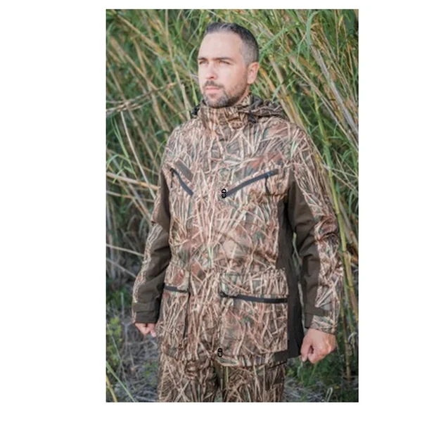 Pack Veste Homme Somlys Multi-Hunt 475W Et Gilet Reversible Multi-Hunt 417W Camouflage Roseaux