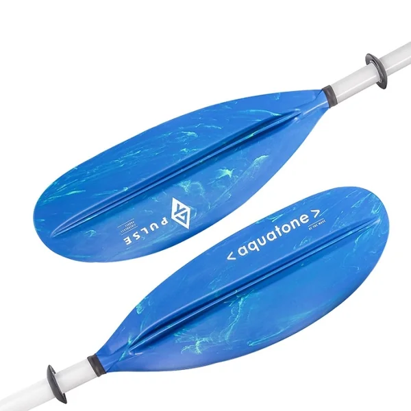 Pagaie kayak Aquatone Pulse - alu - 2 parties - 230 cm - OCCASION GRADE B