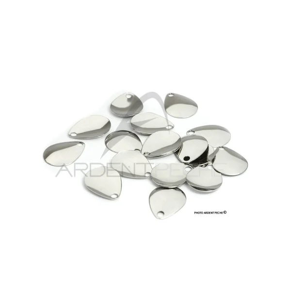 Palette W Indiana argentée - montage de spinnerbaits - Ardent Pêche