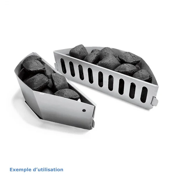 Panier A Charbon Weber Char Basket Pour Barbecues Charbon Par 2