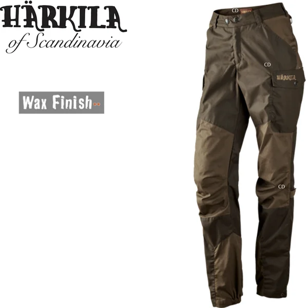 PANTALON FEMME HARKILA DAGNY SHADOW BROWN/ HUNTING GREEN TAILLE 42