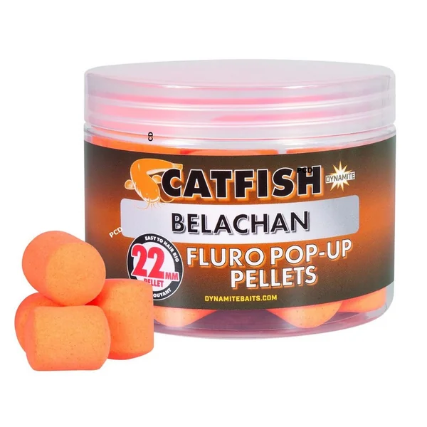 Pellets Flottants Carpe Et Silure Dynamite Baits 162G 22MM Belachan Orange Fluro Pop-Ups