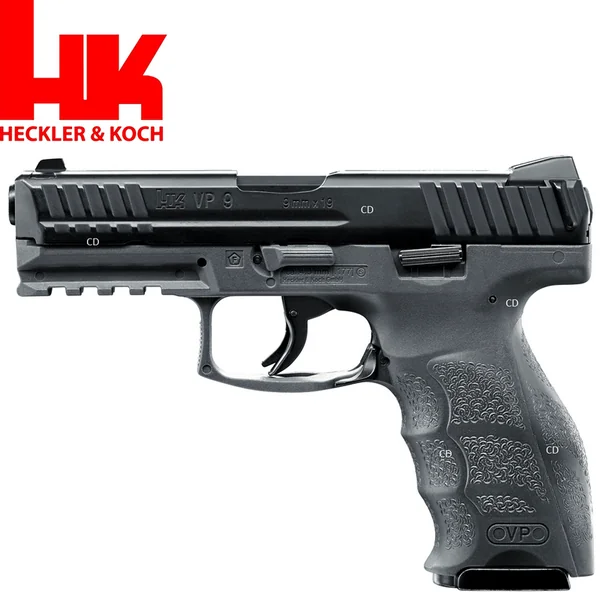 PISTOLET HECKLER ET KOCH CO2 VP9 BBS GRIS CULASSE METAL CAL 4.5MM
