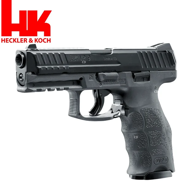 PISTOLET HECKLER ET KOCH CO2 VP9 BBS GRIS CULASSE METAL CAL 4.5MM