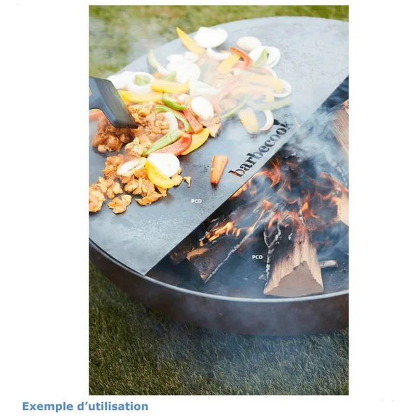 Plancha Barbecook En Acier Carbone Pour Braséro Jack 60 Et Modern 60