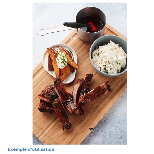 Planche A Découper Avec Rainure Barbecook FSC En Bambou 43cm x28cm