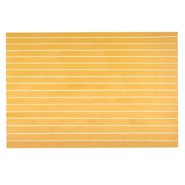 Plaque de pad EVA 5MM 240x90cm imitation bois Teck avec lignes blanches