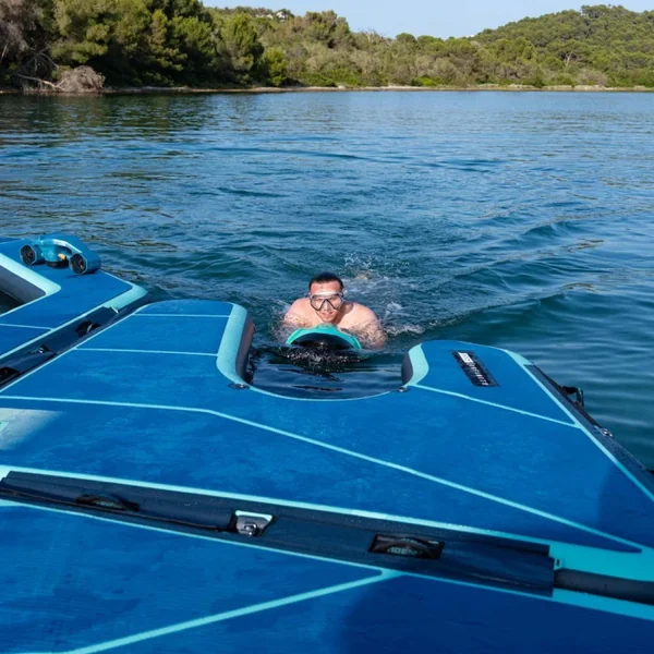 Plateforme gonflable bateau Jobe Infinity Dock pour scoooter sous marin