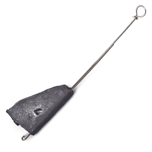 Plomb tête de poisson avec avançon sachet de 3 en 2 gr