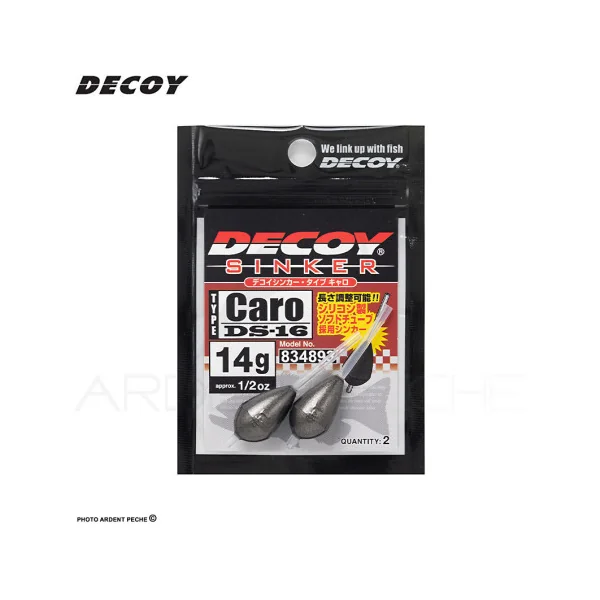 Plombs balle DECOY DS-16 Sinker type caro