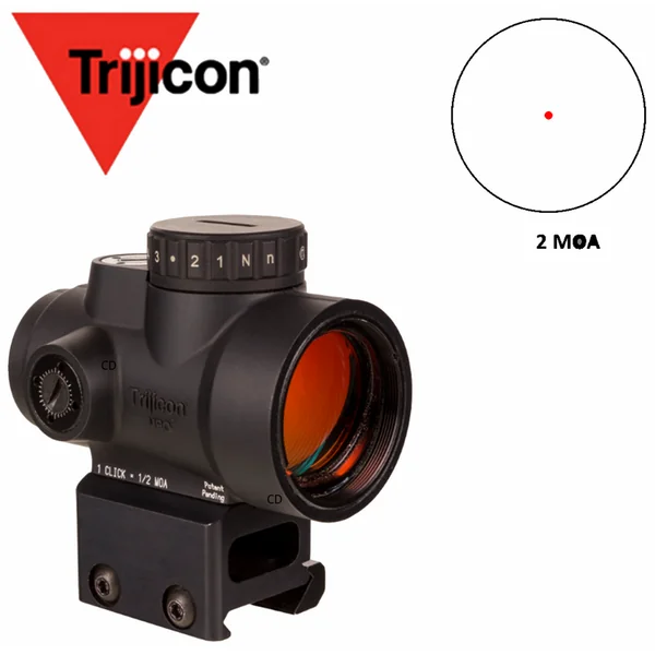 POINT ROUGE TRIJICON MRO 2MOA 1X25 AVEC MONTAGE QUICK RELEASE HAUT