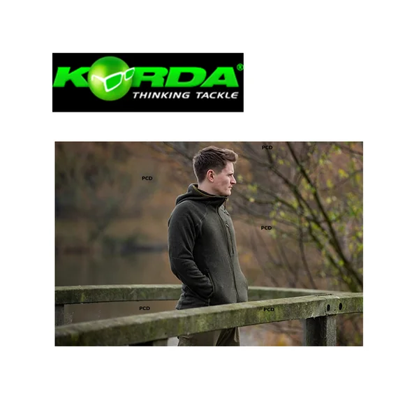 POLAIRE A CAPUCHE KORDA KORE POLAR FLEECE JACKET KAKI