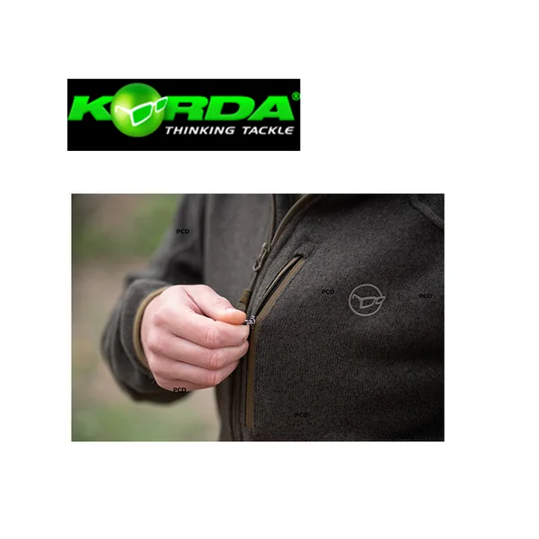 POLAIRE A CAPUCHE KORDA KORE POLAR FLEECE JACKET KAKI