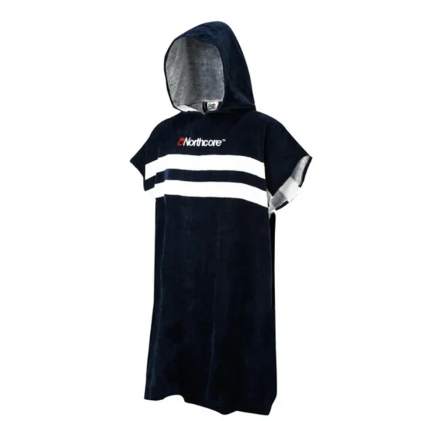 Poncho de bain Northcore Beach Basha Bleu à rayure