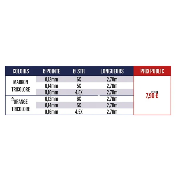 Queue De Rat Devaux Speedlast Marron Tricolore 2M70