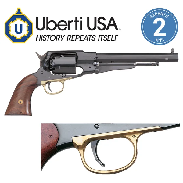Révolver Uberti 1858 New Army Improved Canon De 5 Pouces Et Demi