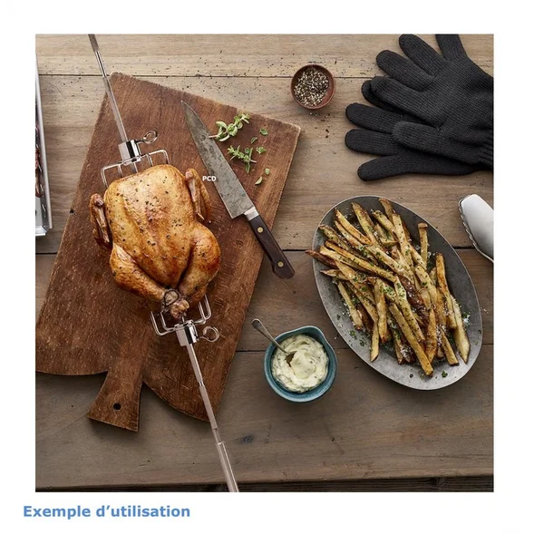 Rôtissoire Weber Pour Barbecues Spirit Séries 200, 300, 500 et 600