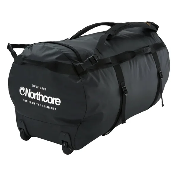 Sac étanche à roulette Northcore Duffle 110L Noir et Blanc