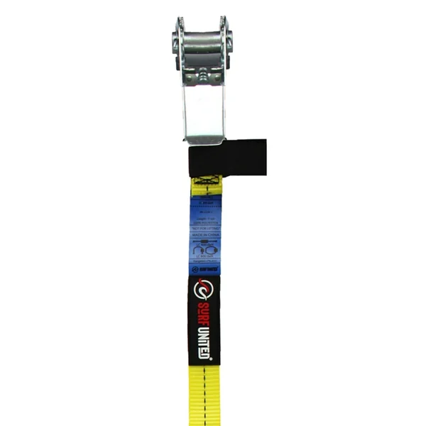 Sangles à cliquet Surf United par 4 Jaune 5M X 25MM