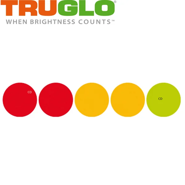 SET DE 5 FIBRES OPTIQUE TRUGLO FLUO MONOCOLORE