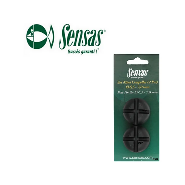 SET MINI COUPELLES POUR ASTICOTS PAR 2 6.5 ET 7MM SENSAS