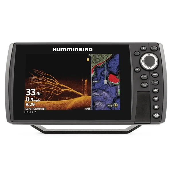 Sondeur GPS Humminbird Hélix 7 G4N CHIRP MEGA DI + Sonde 140/240/455/800/1200 KHz