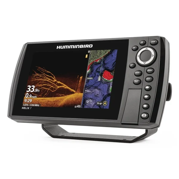 Sondeur GPS Humminbird Hélix 7 G4N CHIRP MEGA DI + Sonde 140/240/455/800/1200 KHz