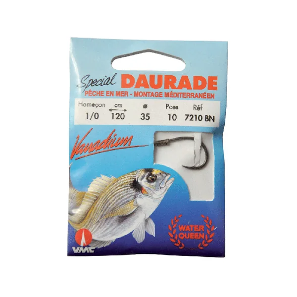 Spécial Dorade 7210 BN 150 cm hameçons N°2 sur Nylon 35/100