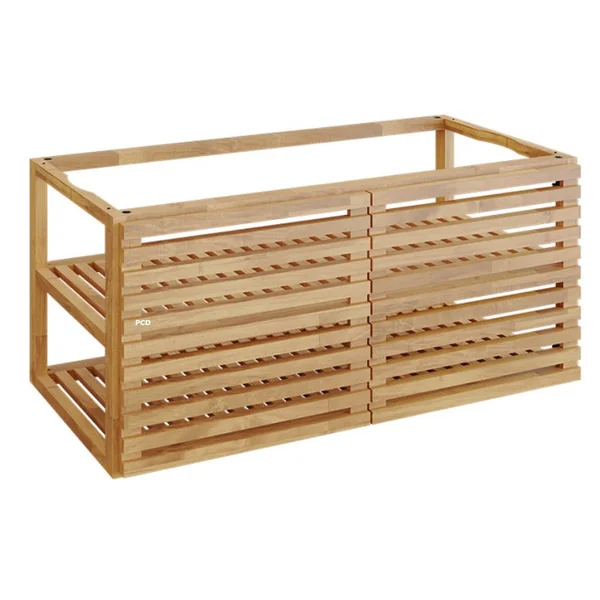 Storage Insert Pro En Bois De Teck Grand Modèle 2 Portes Ofyr