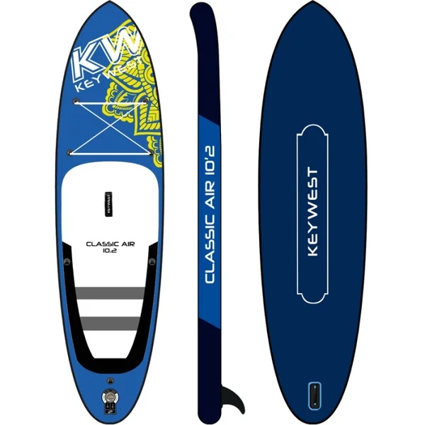 Sup Paddle Gonflable Key West Classic Air 10.2 - OCCASION PLANCHE NUE GRADE B