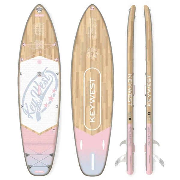 Sup Paddle Gonflable Key West Deluxe Aurora 10.2 EXPO PLANCHE NUE GRADE A