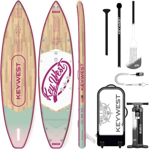 Sup Paddle Gonflable Key West Deluxe Crepuscula 10.6 Second choix complet GRADE A