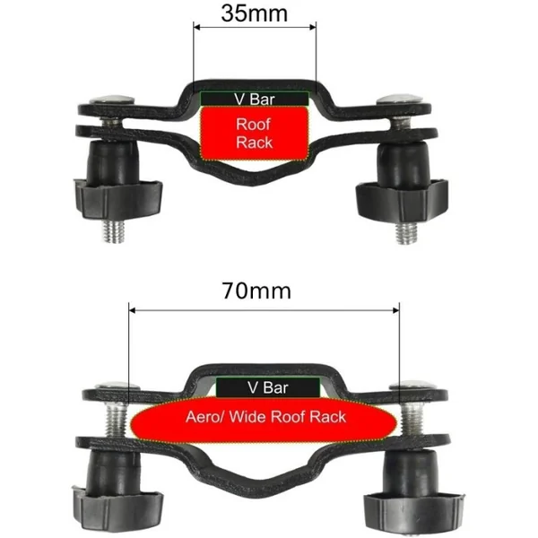 Support de Toit Voiture en V pour Kayak et Canoe