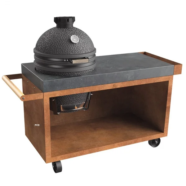 Table Corten 135 Pro Béton Ofyr Pour Kamado The Bastard