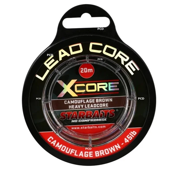 Tresse A Bas de Ligne Starbaits Leadcore X Core 20M Marron